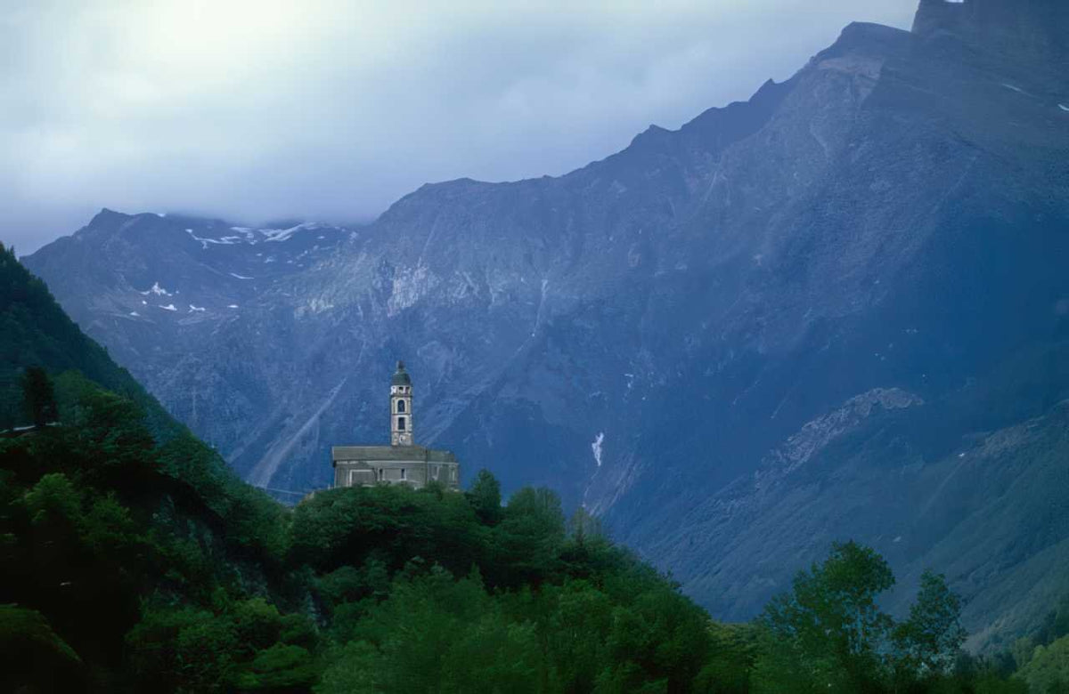 Switzerland Church Monte Maria A4 Photo Print