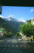 Switzerland Mountain Town Street A4 Photo Print