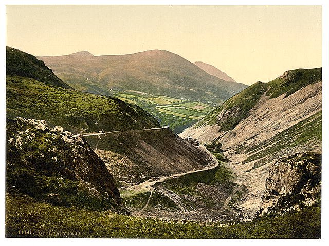 Sychnant Pass Vintage A4 Photo Print