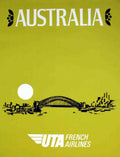 Sydney Harbour Bridge Vintage Retro Advert Poster A4 Photo Print