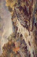 Syer John 1815 1885 Great Pictures in Private Galleries 1905 A Welsh Waterfall Vintage A4 Photo Print
