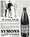 Symons Devon Cider Vintage Retro Advert Poster A4 Photo Print