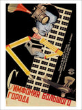Symphony Of A Big City Russian Poster 1920s Vintage Retro Advert Poster A4 Phot