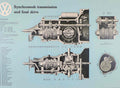 Synchromesh Transmission Vw Vintage Retro Advert Poster A4 Photo Print