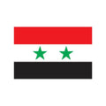 Syria Flag N1720 A4 Photo Print
