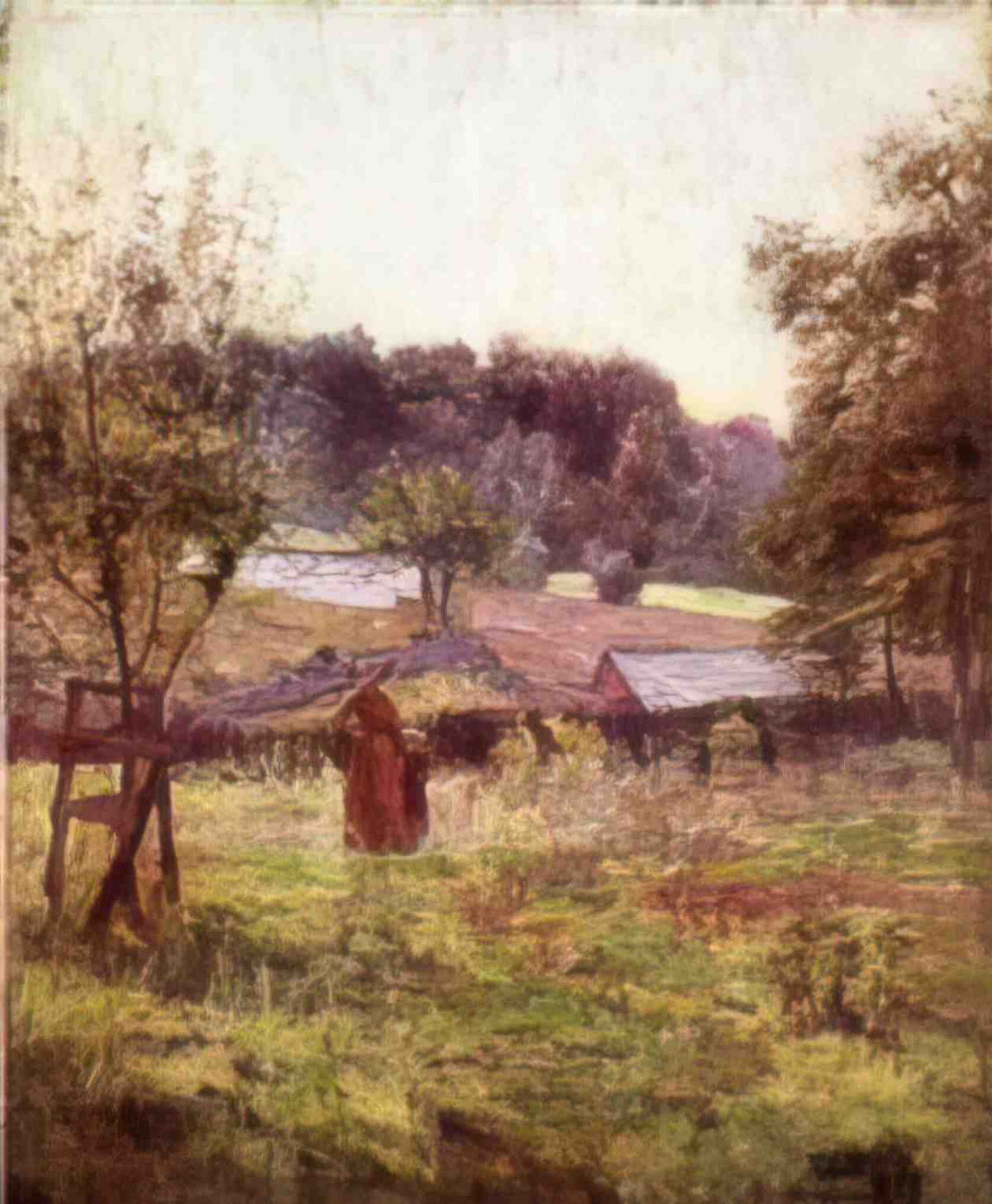 T C Steele at noon day 1894 Art A4 Photo Print