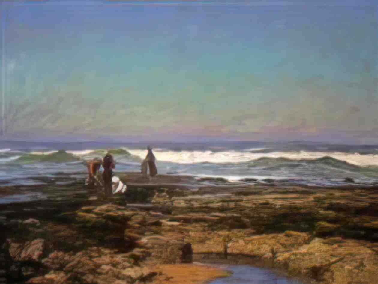 T C Steele clam diggers 1902 Art A4 Photo Print