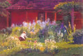 T C Steele selma in the garden Art A4 Photo Print