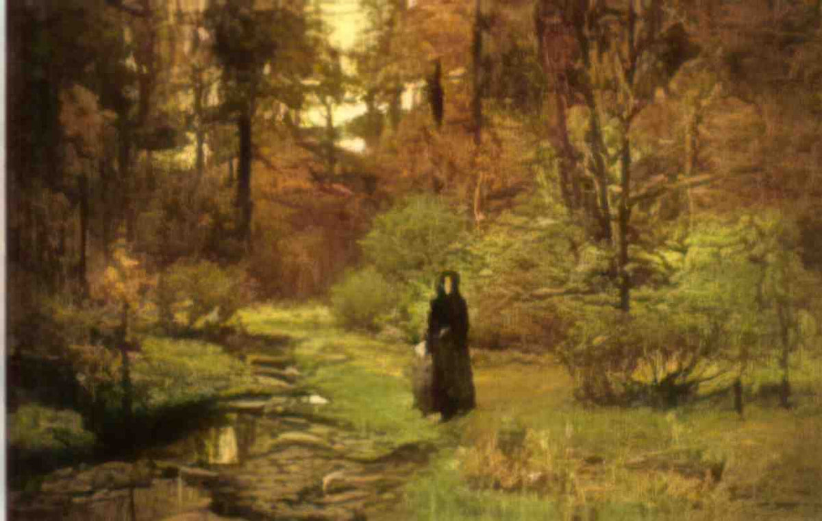 T C Steele the brook in the woods 1889 Art A4 Photo Print