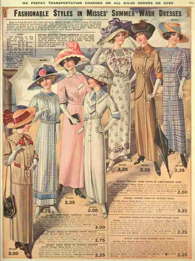T Eaton Fall & Winter Catalogue 1913 Fashionable Styles A4 Photo Print