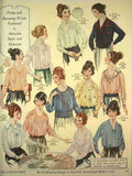 T Eaton Fall & Winter Catalogue 1920 21 Pretty & Becoming Blouses A4 Photo Print