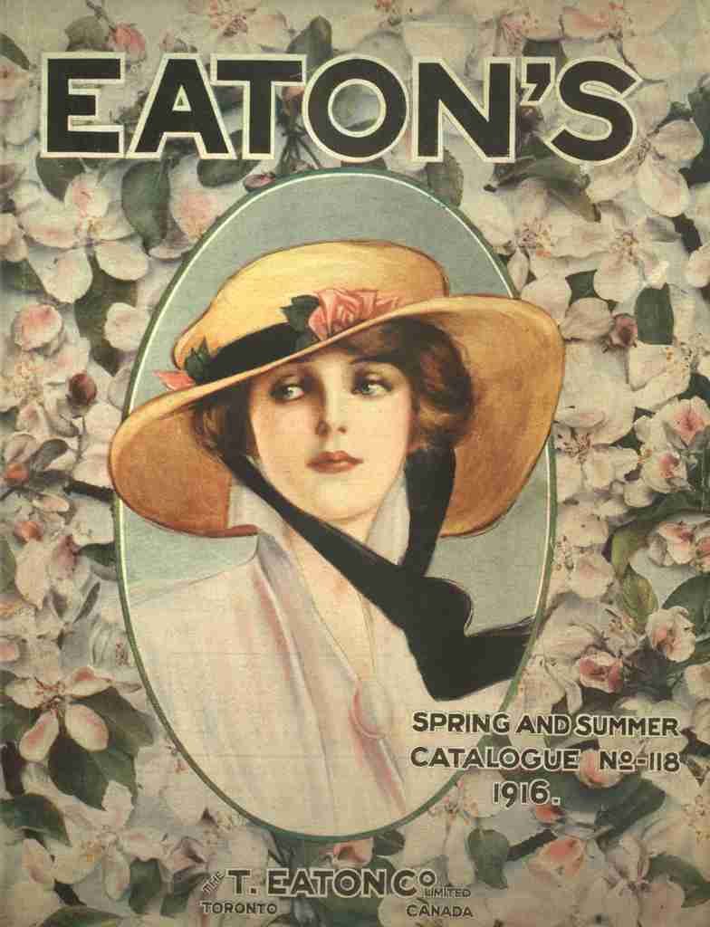 T Eaton Spring & Summer Catalogue 1916 Cover A4 Photo Print