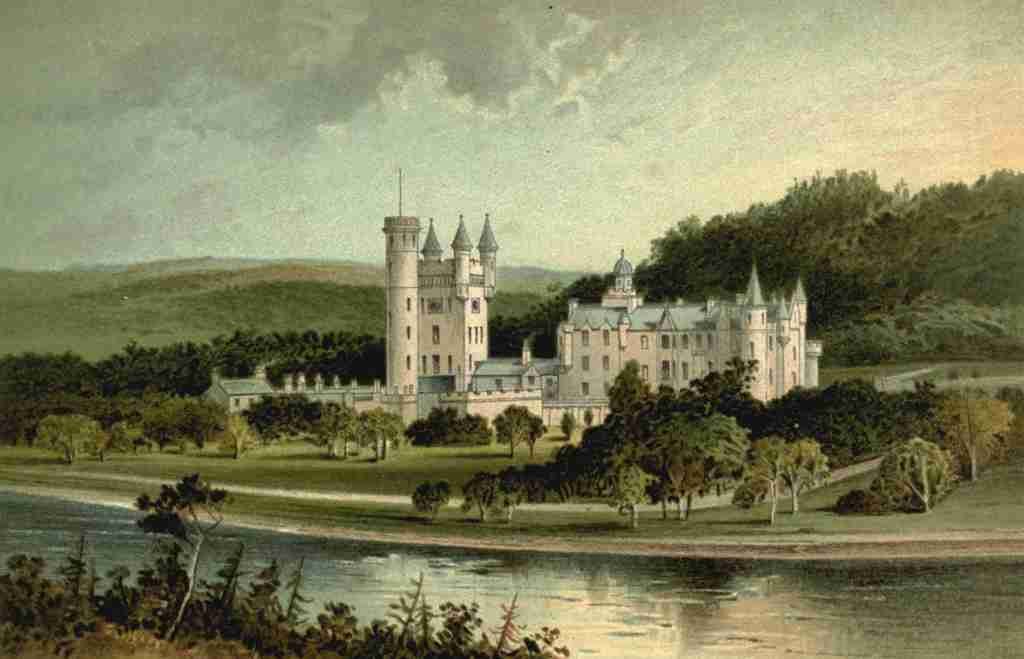 T Nelson & Sons Souvenir of Scotland 1897 Balmoral Castle A4 Photo Print