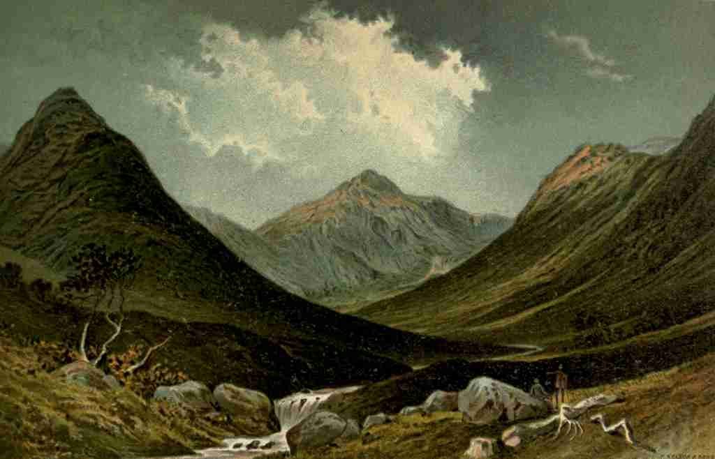 T Nelson & Sons Souvenir of Scotland 1897 Glen Sannox Arran A4 Photo Print