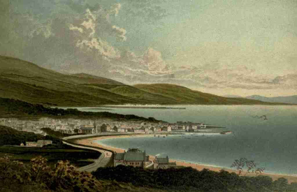T Nelson & Sons Souvenir of Scotland 1897 Largs A4 Photo Print