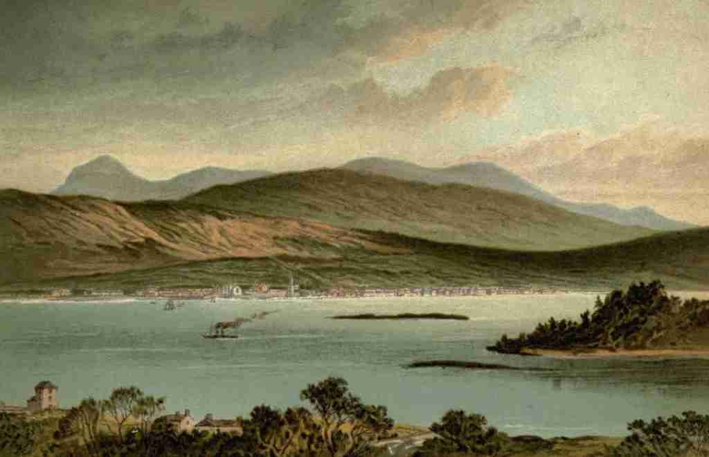 T Nelson & Sons Souvenir of Scotland 1897 Loch Eil & Fort William A4 Photo Print