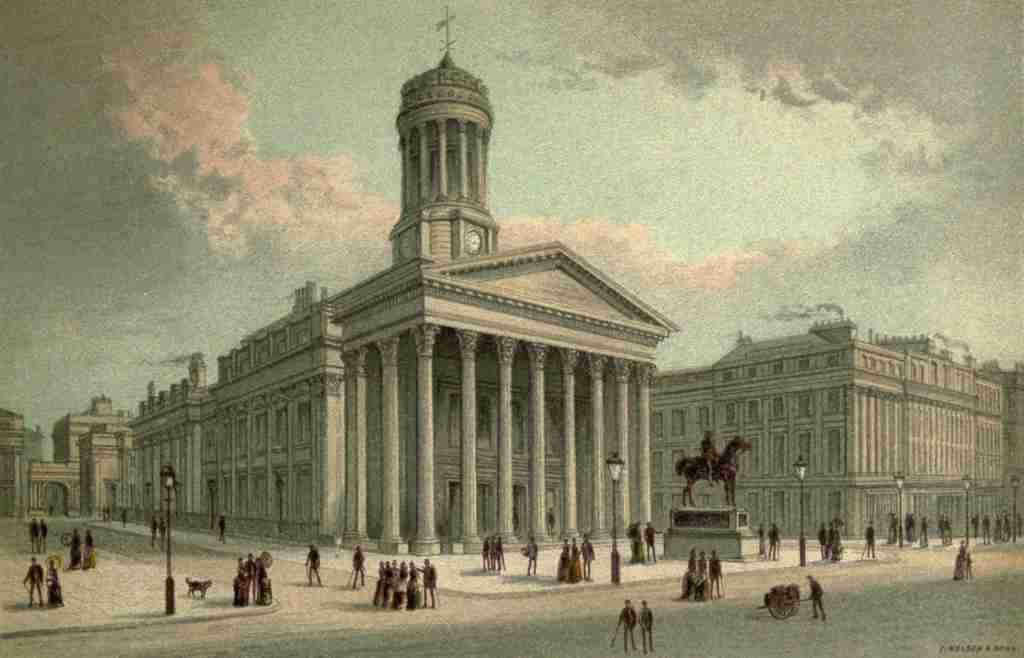 T Nelson & Sons Souvenir of Scotland 1897 The Royal Exchange Glasgow A4 Photo Print
