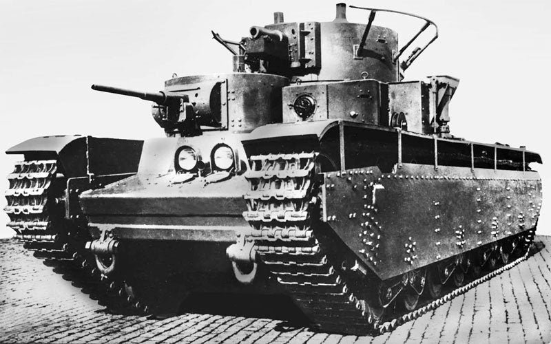 T35 Heavy Tank A4 Photo Print