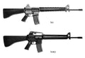T65 Assault Rifle A4 Photo Print