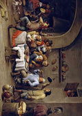 TENIERS David the Younger Twelfth Night The King Drinks use A4 Photo Print