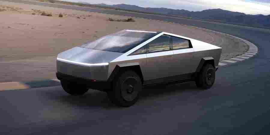 TESLA MOTORS Cybertruck 6698 3 Car A4 Photo Print