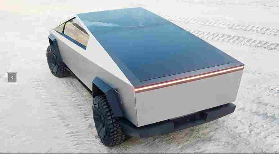 TESLA MOTORS Cybertruck 6698 8 Car A4 Photo Print