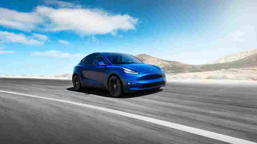 TESLA MOTORS Model Y 6539 1 Car A4 Photo Print