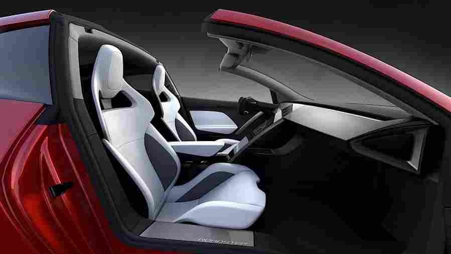 TESLA MOTORS Roadster 6176 1 Car A4 Photo Print
