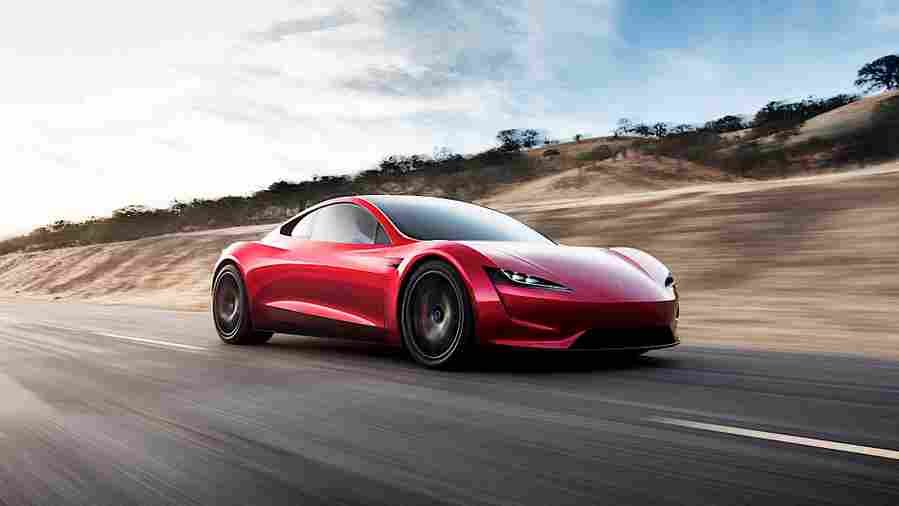 TESLA MOTORS Roadster 6176 4 Car A4 Photo Print
