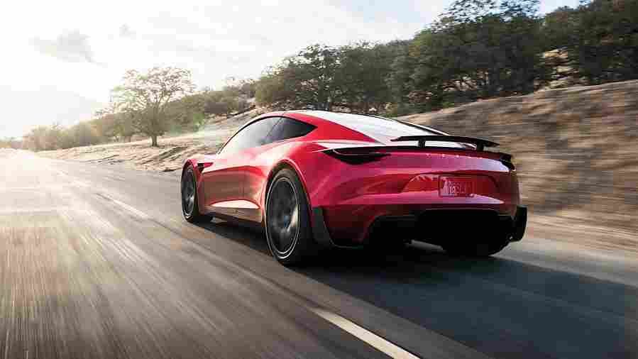 TESLA MOTORS Roadster 6176 5 Car A4 Photo Print