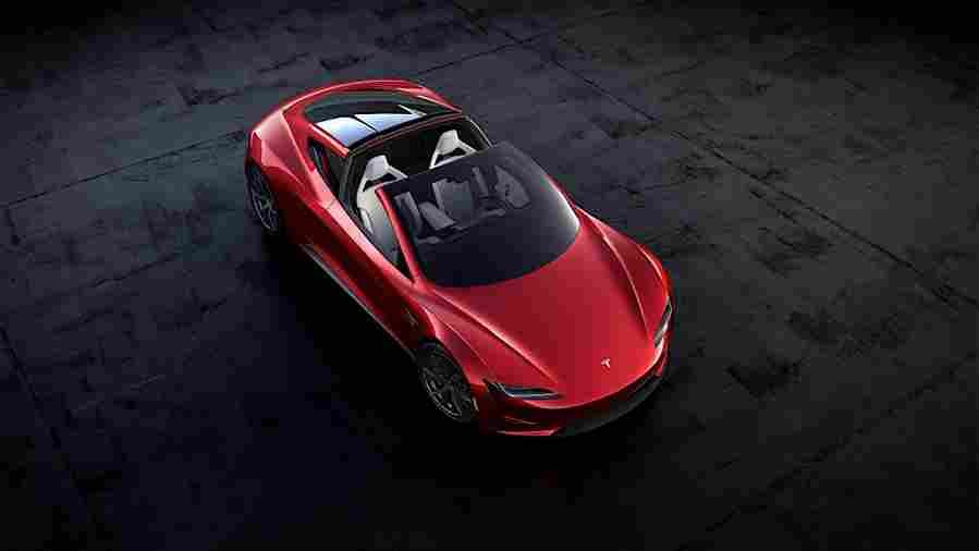 TESLA MOTORS Roadster 6176 9 Car A4 Photo Print