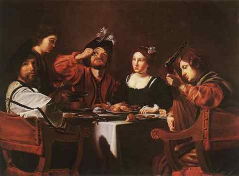 TOURNIER Nicolas Merry Company A4 Photo Print