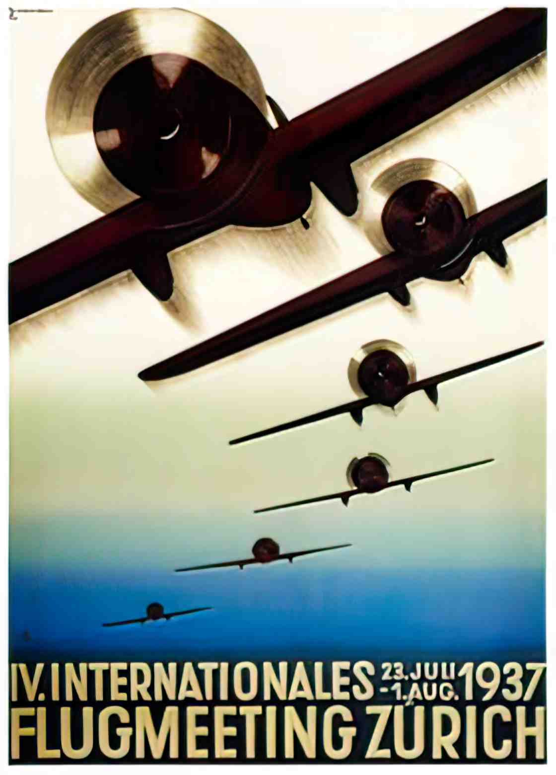 TRAR1035, Zurich Air Show 1 Advert A4 Photo Print