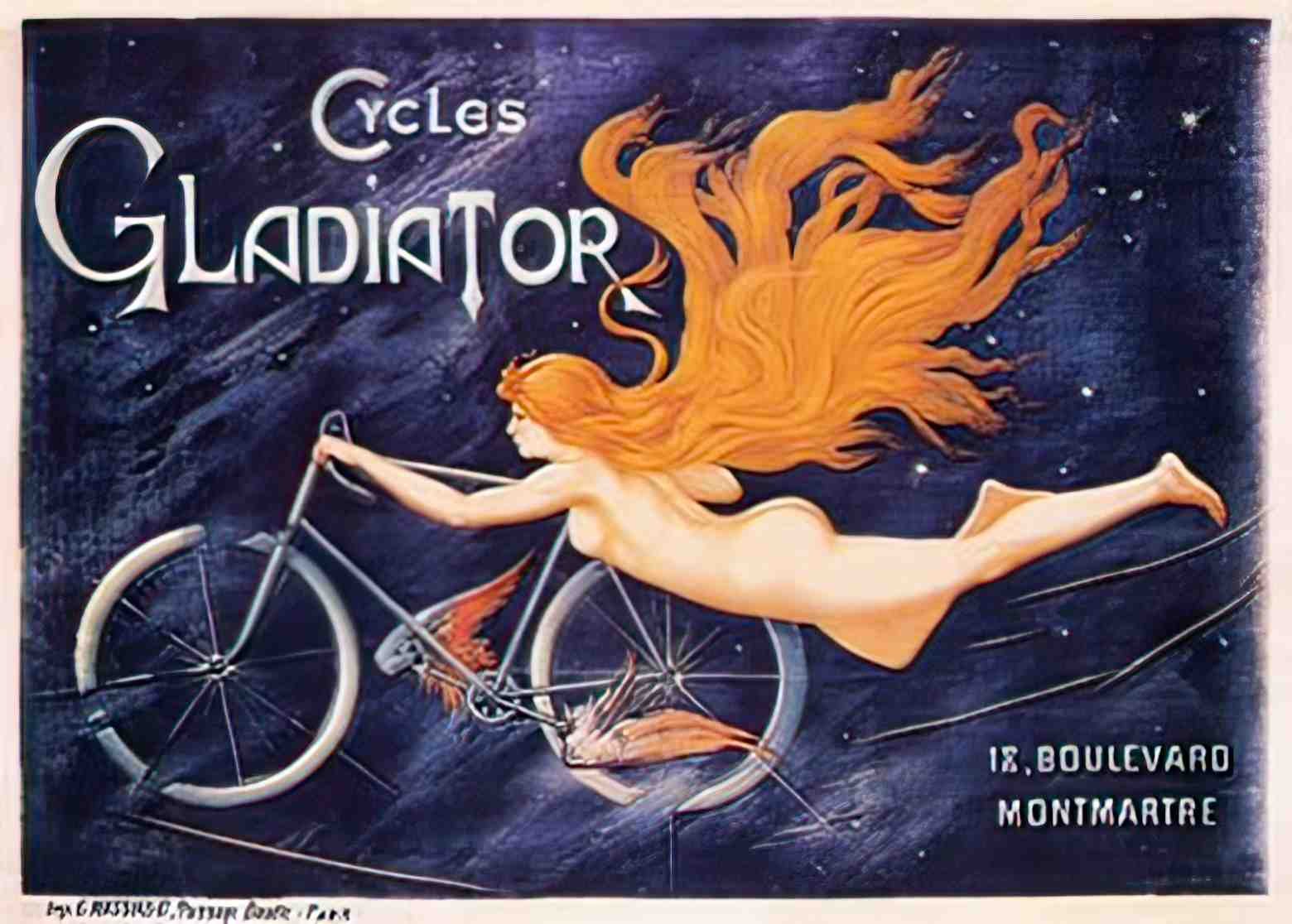 TRBC1007, Cycles Gladiator  Advert A4 Photo Print
