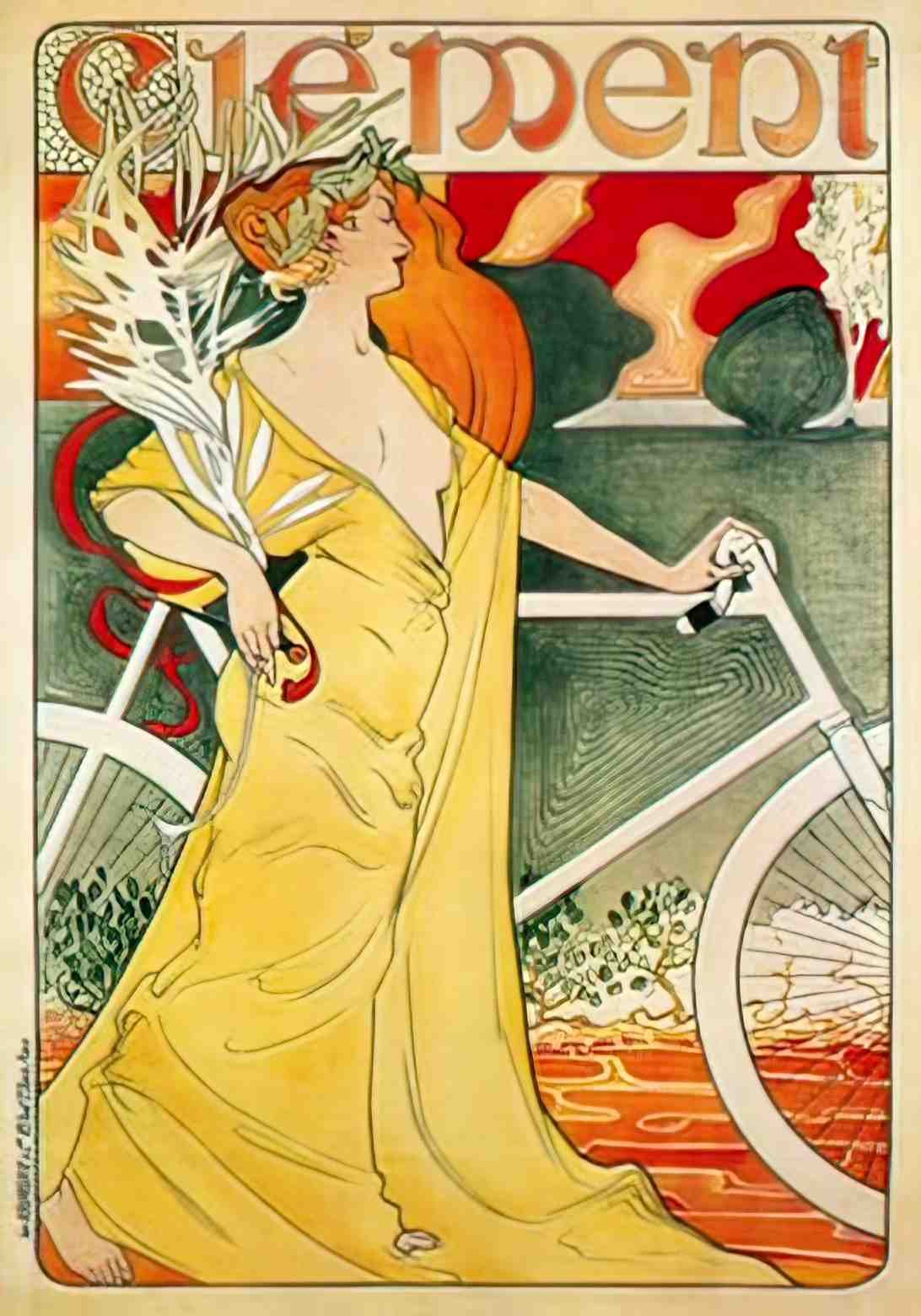 TRBC1015, Cycles Clement, 1 Advert A4 Photo Print