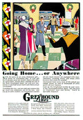 TRBS1001, Greyhound Lines  Advert A4 Photo Print