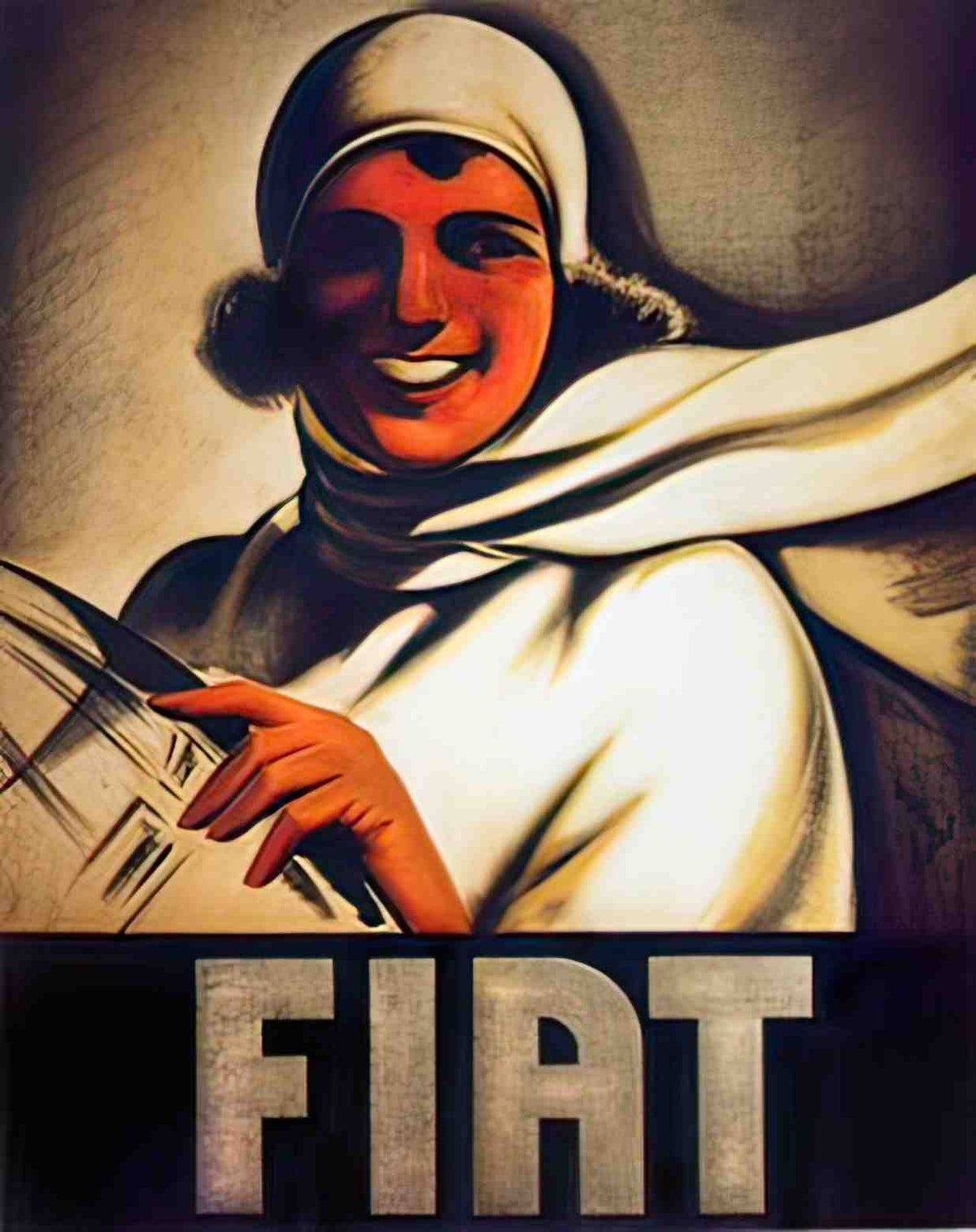 TRCR1019, Fiat  Advert A4 Photo Print