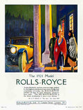 TRCR1037, Rolls Royce, 1921 Advert A4 Photo Print