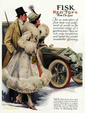 TRCR1063, Fisk Red Top Tire Advert A4 Photo Print