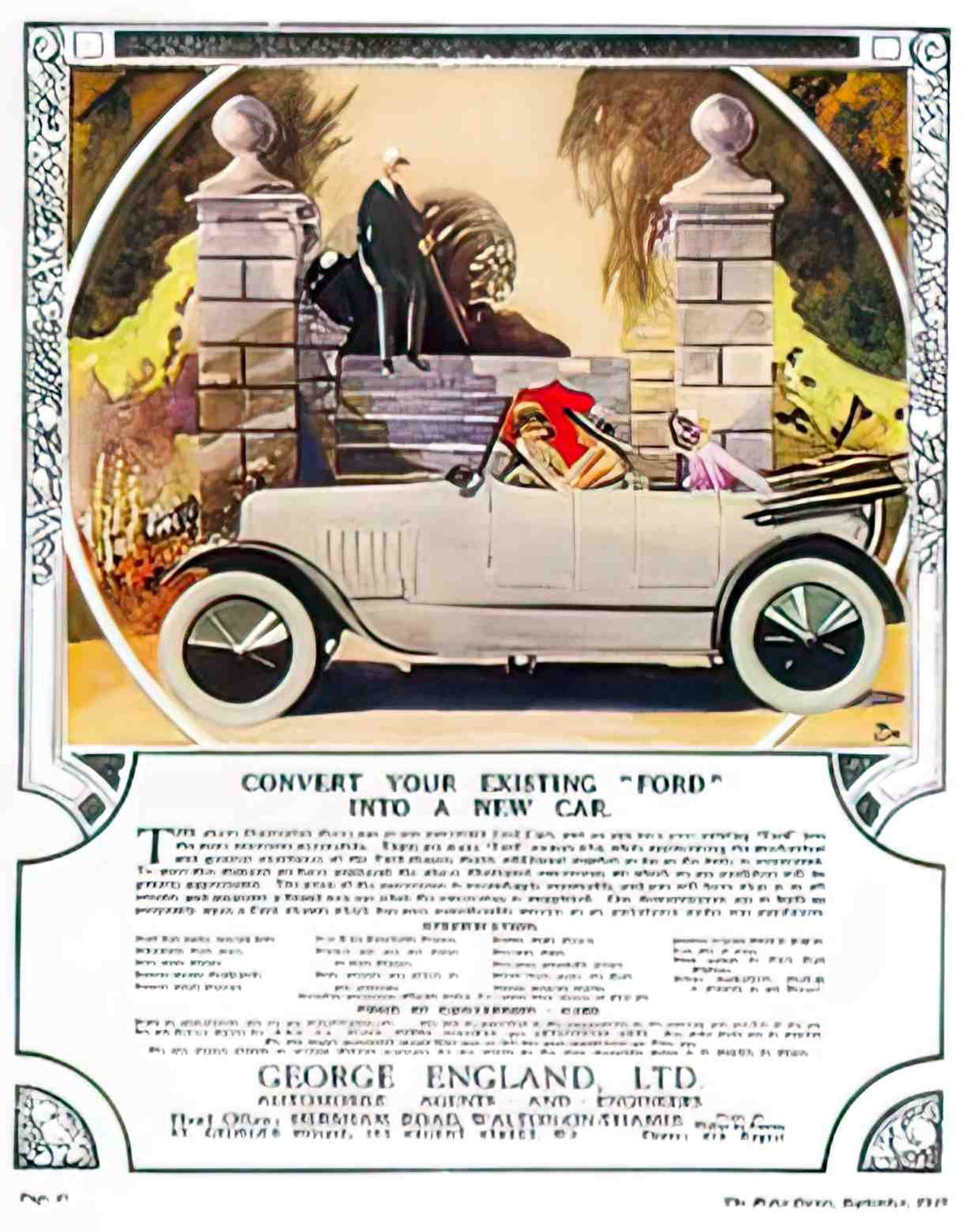 TRCR1114, Ford, Conversion, Advert A4 Photo Print
