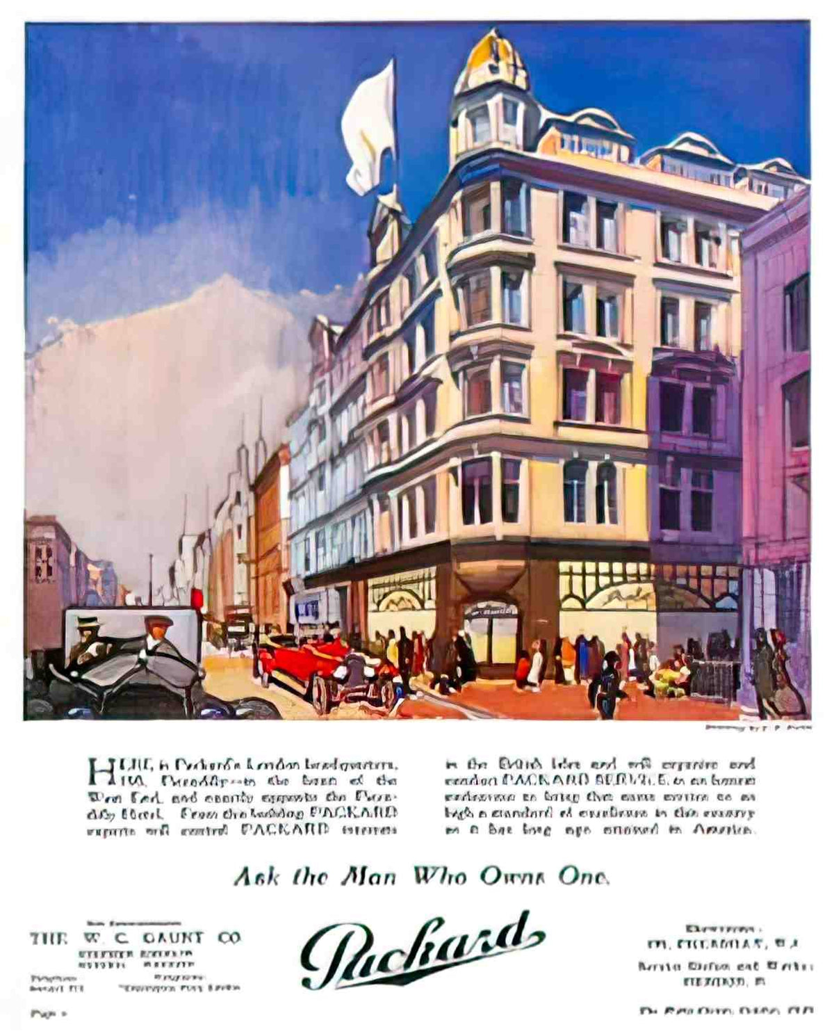 TRCR1117, Packard, 198 Picc Advert A4 Photo Print