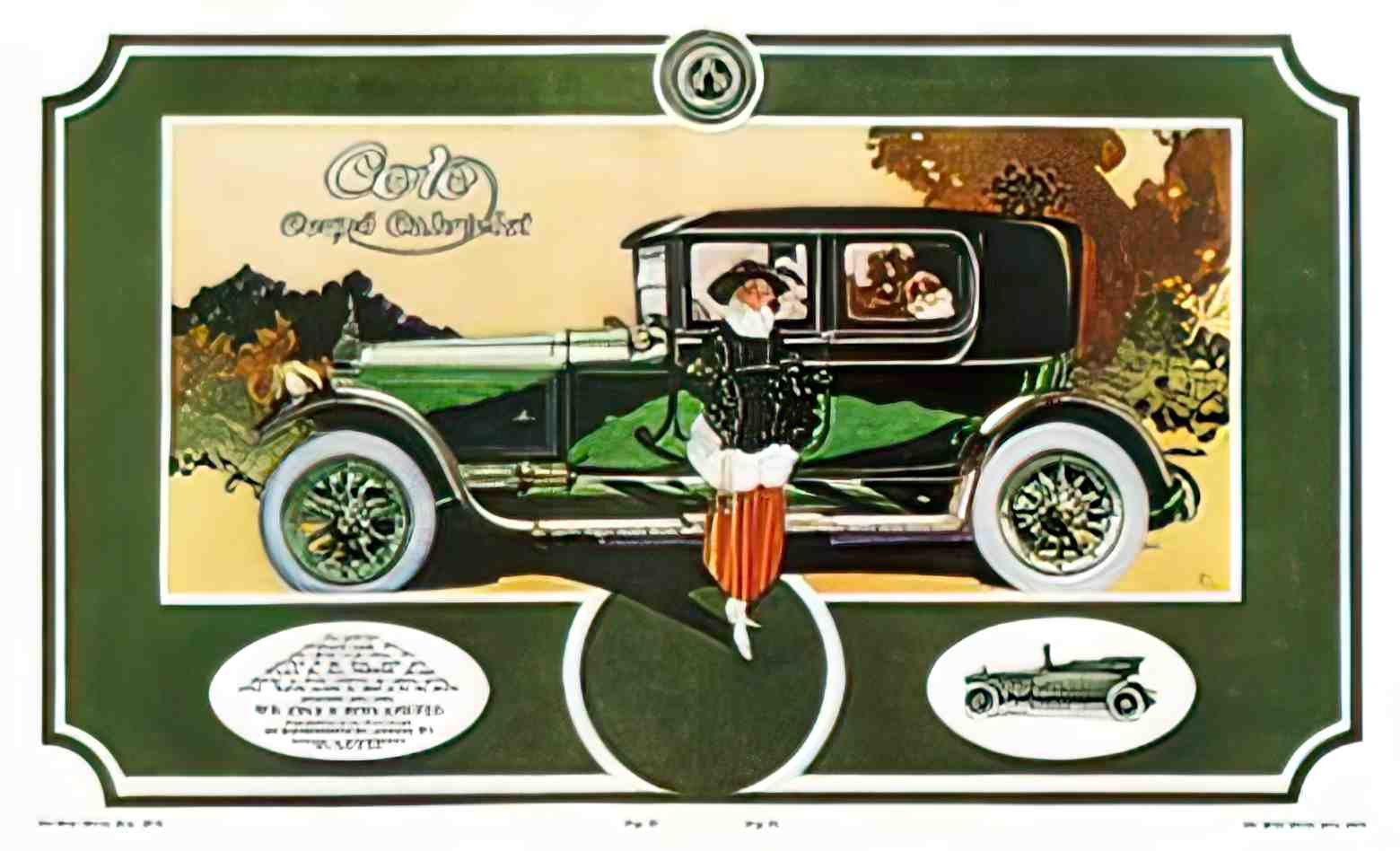 TRCR1139, Cole Coupe Cabrio Advert A4 Photo Print