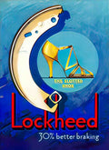 TRCR1196, Lockheed Brake Sh Advert A4 Photo Print