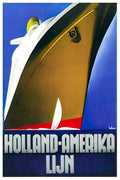 TRCS1025, Holland America L Advert A4 Photo Print