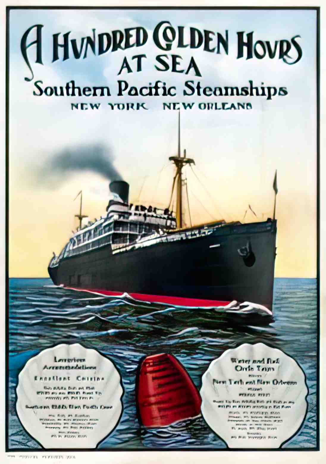 TRCS1034, Southern Pacific  Advert A4 Photo Print