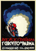 TRMB1011, Circuito Di Parma Advert A4 Photo Print