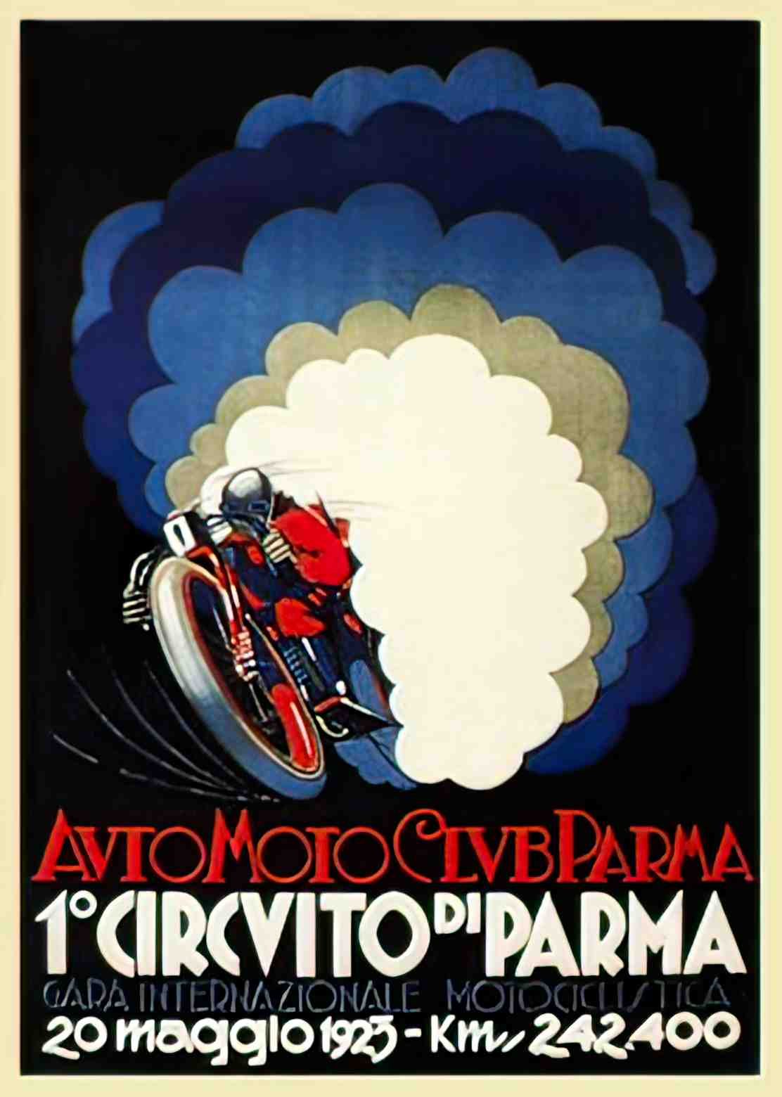 TRMB1011, Circuito Di Parma Advert A4 Photo Print