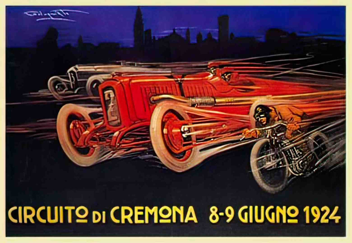 TRMB1013, Circuito Di Cremo Advert A4 Photo Print