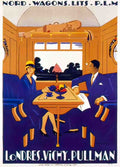 TRRY1027, Londres Vichy Pul Advert A4 Photo Print