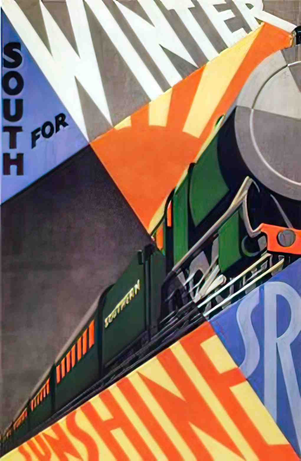 TRRY1048L, South For Winter Advert A4 Photo Print